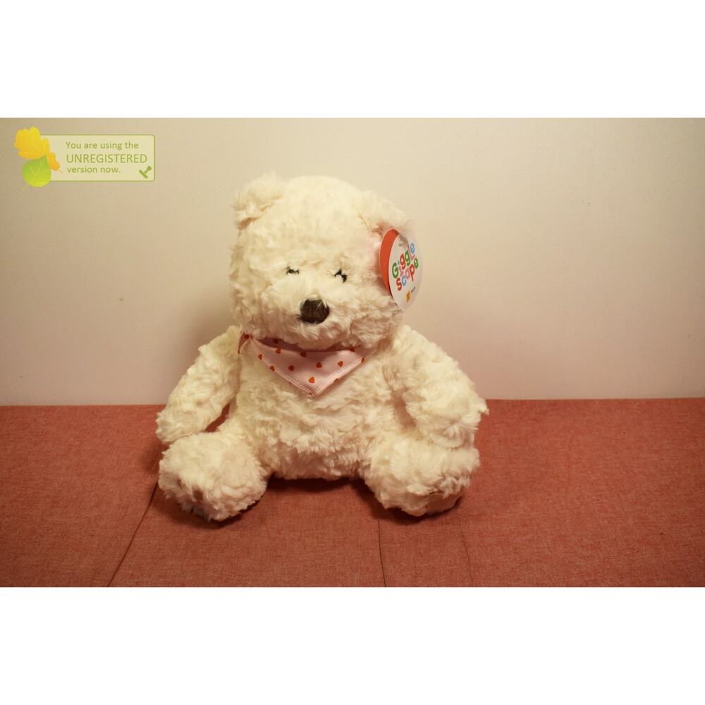 Gigglescape 12'' Bear Cream Stuffed Animal